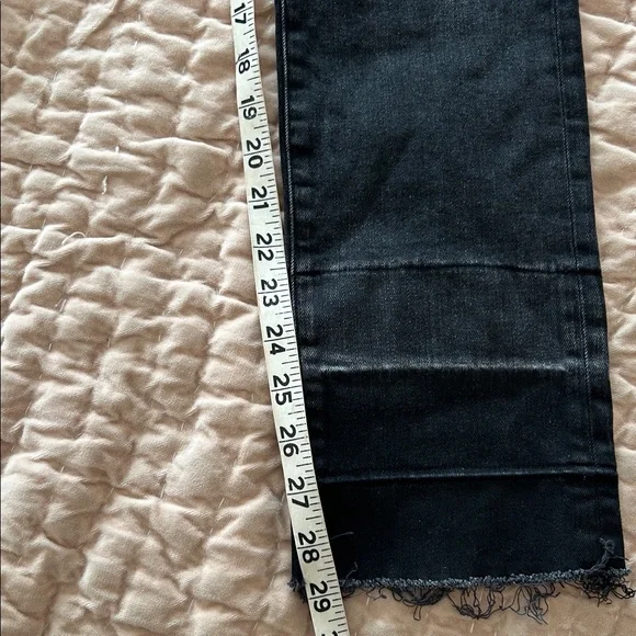 Veronica Beard RYLEIGH slim straight high-rise black jeans size 26 1/2 - Picture 11 of 11